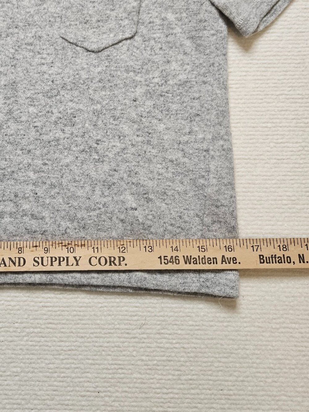 J. Crew heathered gray short sleeve "sweater tee" - size Small - Picture 3 of 7